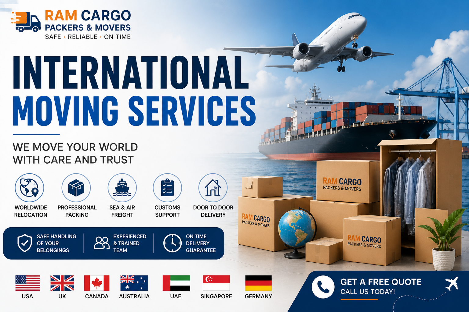 International Moving Services – Reliable Overseas Relocation Solutions