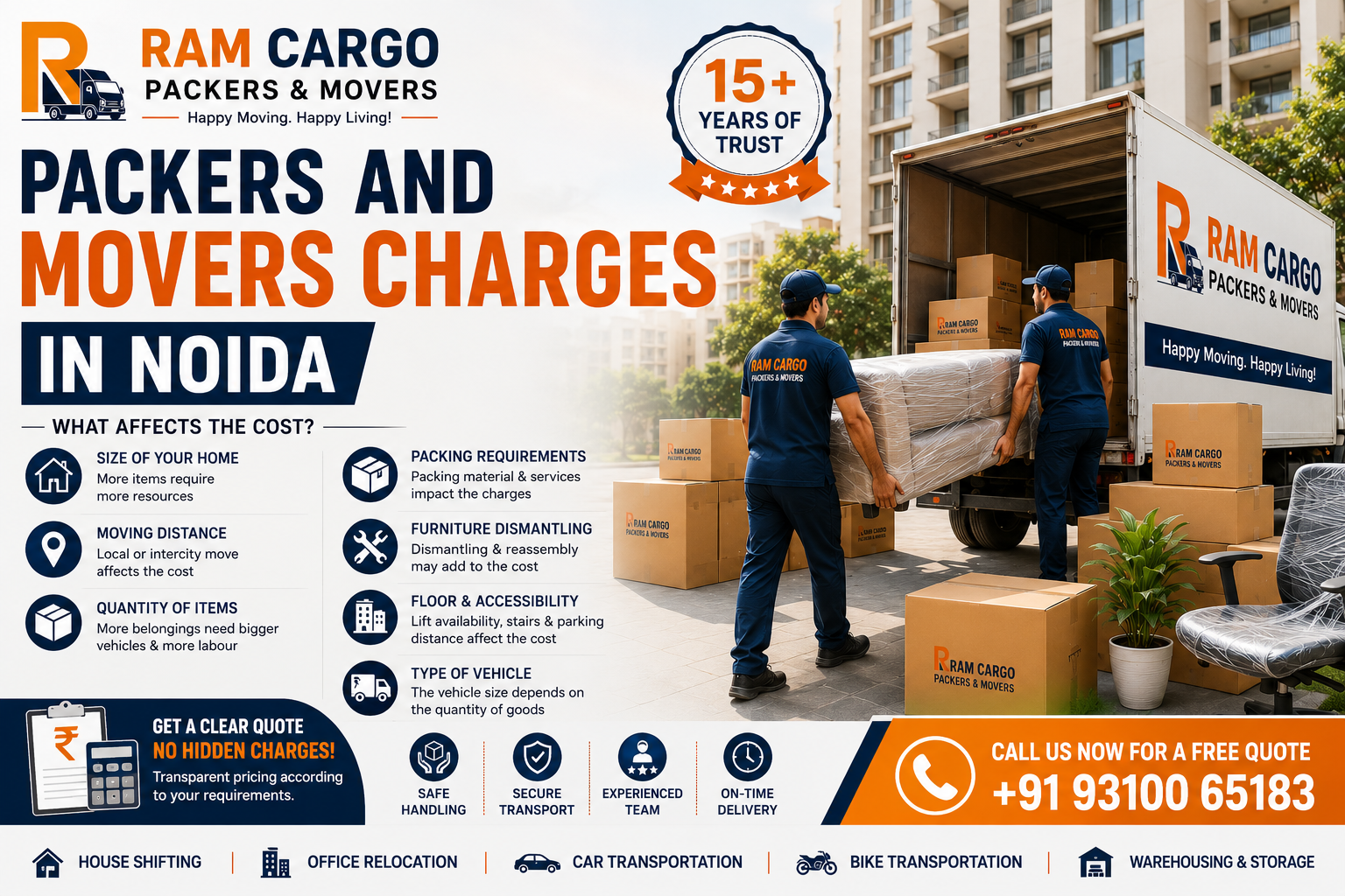 Packers and Movers Charges in Noida: What You Should Know Before Booking