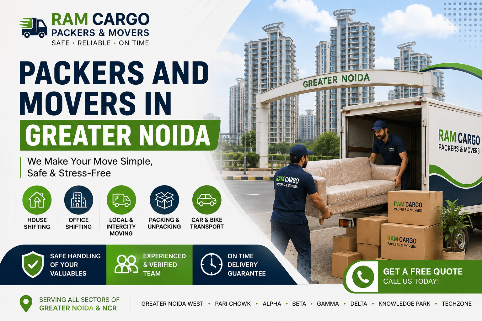 Packers and Movers in Greater Noida – Reliable House & Office Shifting Services